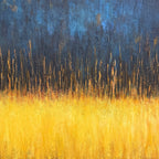 olden Horizon – Original Abstract Oil Painting on Canvas | Modern Landscape Wall Art