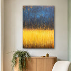 olden Horizon – Original Abstract Oil Painting on Canvas | Modern Landscape Wall Art