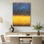 olden Horizon – Original Abstract Oil Painting on Canvas | Modern Landscape Wall Art