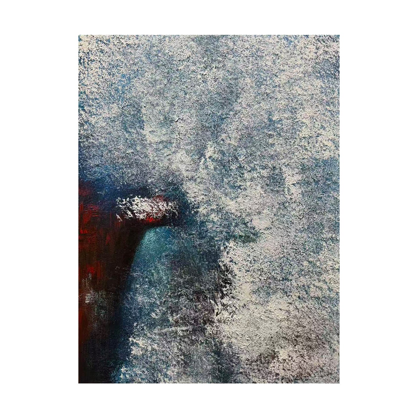 Silent Depth – Original Abstract Oil Painting on Canvas | Minimalist Contemporary Wall Art
