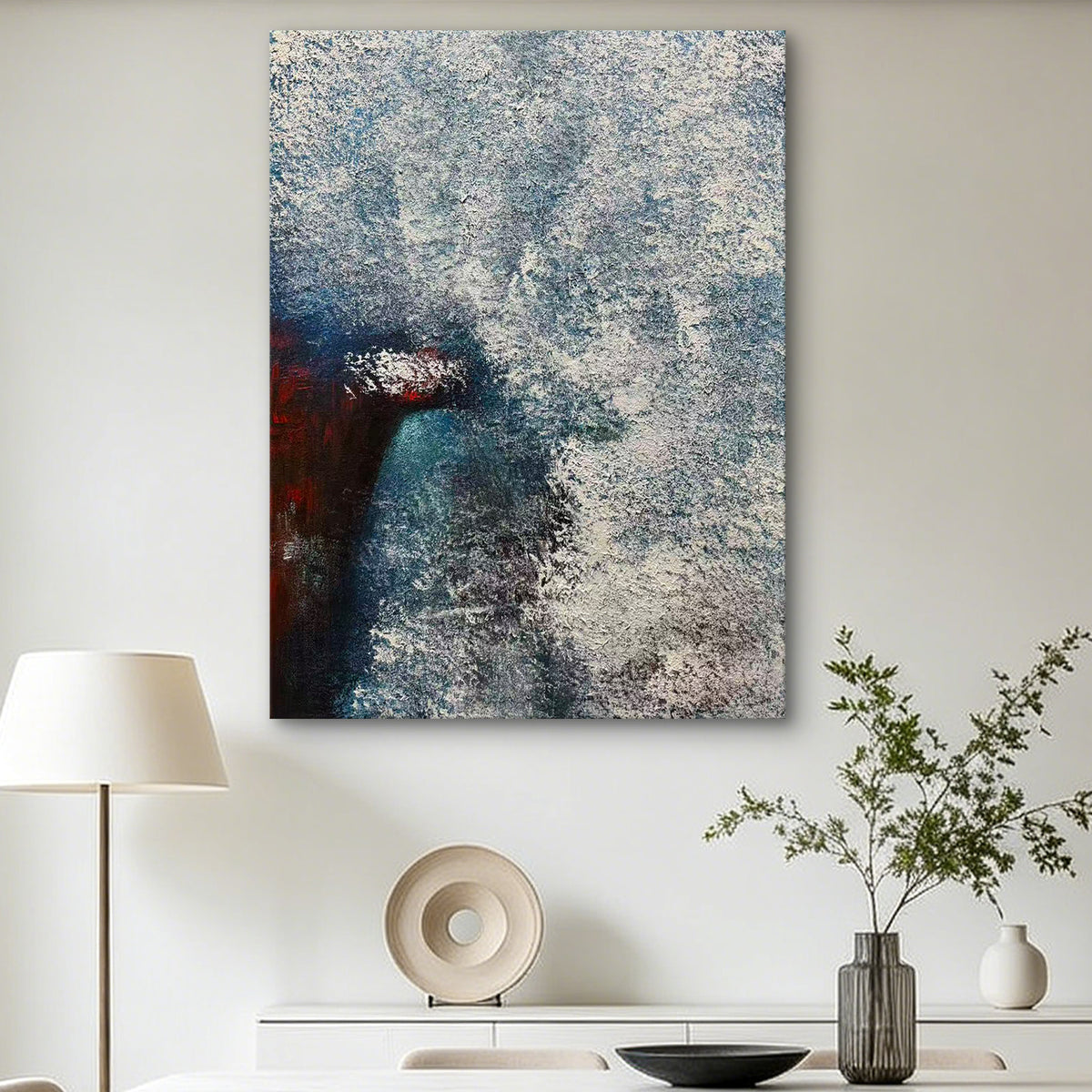 Silent Depth – Original Abstract Oil Painting on Canvas | Minimalist Contemporary Wall Art