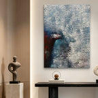 Silent Depth – Original Abstract Oil Painting on Canvas | Minimalist Contemporary Wall Art