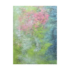 Misty Garden – Original Abstract Oil Painting on Canvas | Atmospheric Botanical Wall Art
