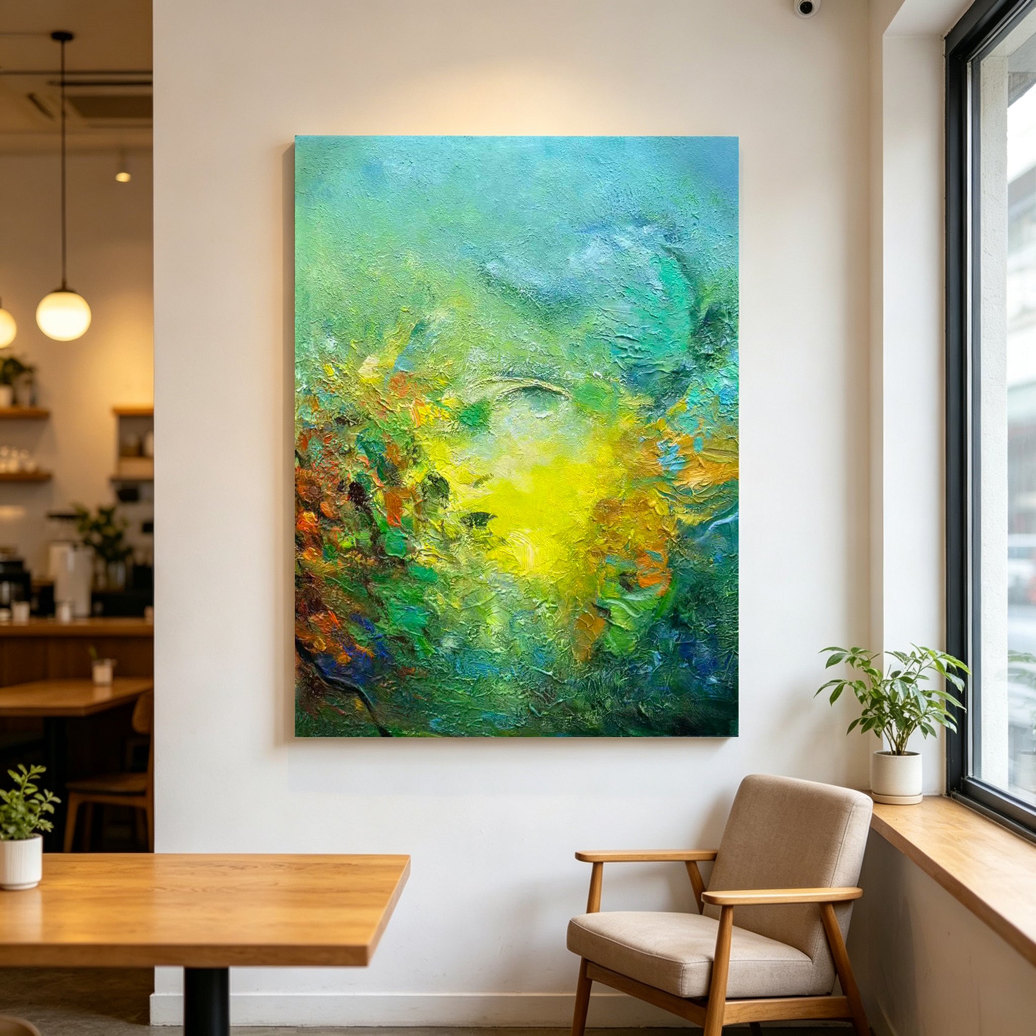 Midsummer – Original Hand Painted Abstract Oil Painting on Canvas | Contemporary Wall Art
