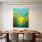 Midsummer – Original Hand Painted Abstract Oil Painting on Canvas | Contemporary Wall Art