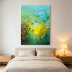Midsummer – Original Hand Painted Abstract Oil Painting on Canvas | Contemporary Wall Art