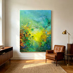 Midsummer – Original Hand Painted Abstract Oil Painting on Canvas | Contemporary Wall Art