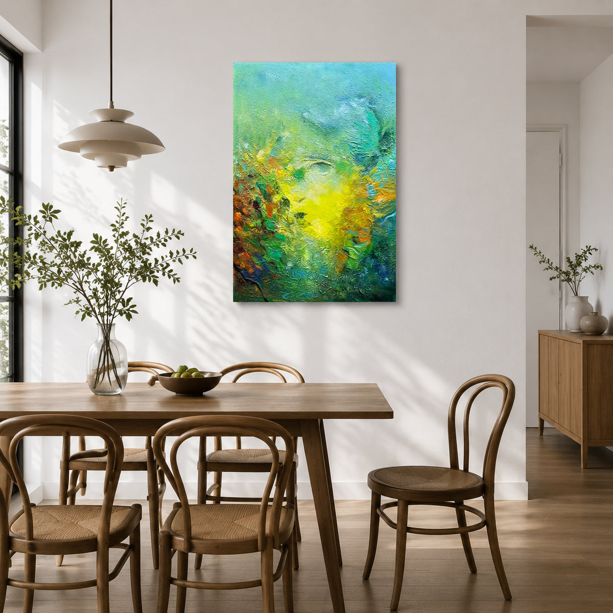 Midsummer – Original Hand Painted Abstract Oil Painting on Canvas | Contemporary Wall Art