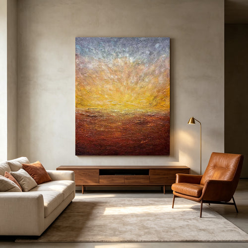 Brilliant – Original Hand Painted Abstract Oil Painting on Canvas | Contemporary Wall Art