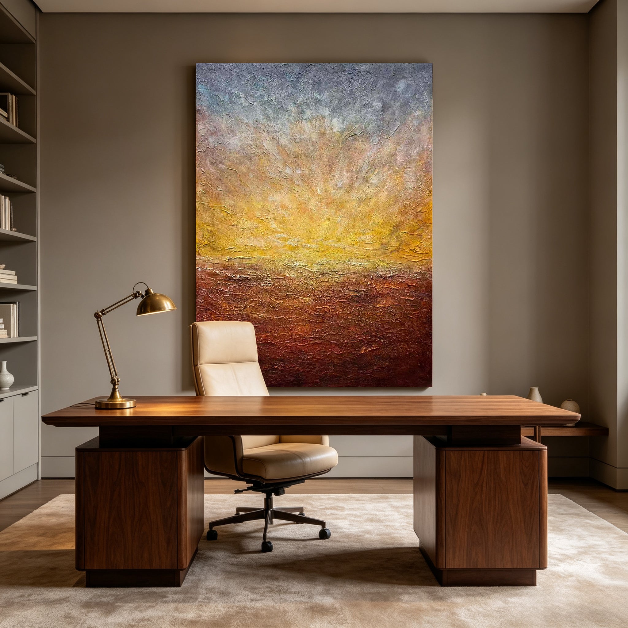 Brilliant – Original Hand Painted Abstract Oil Painting on Canvas | Contemporary Wall Art