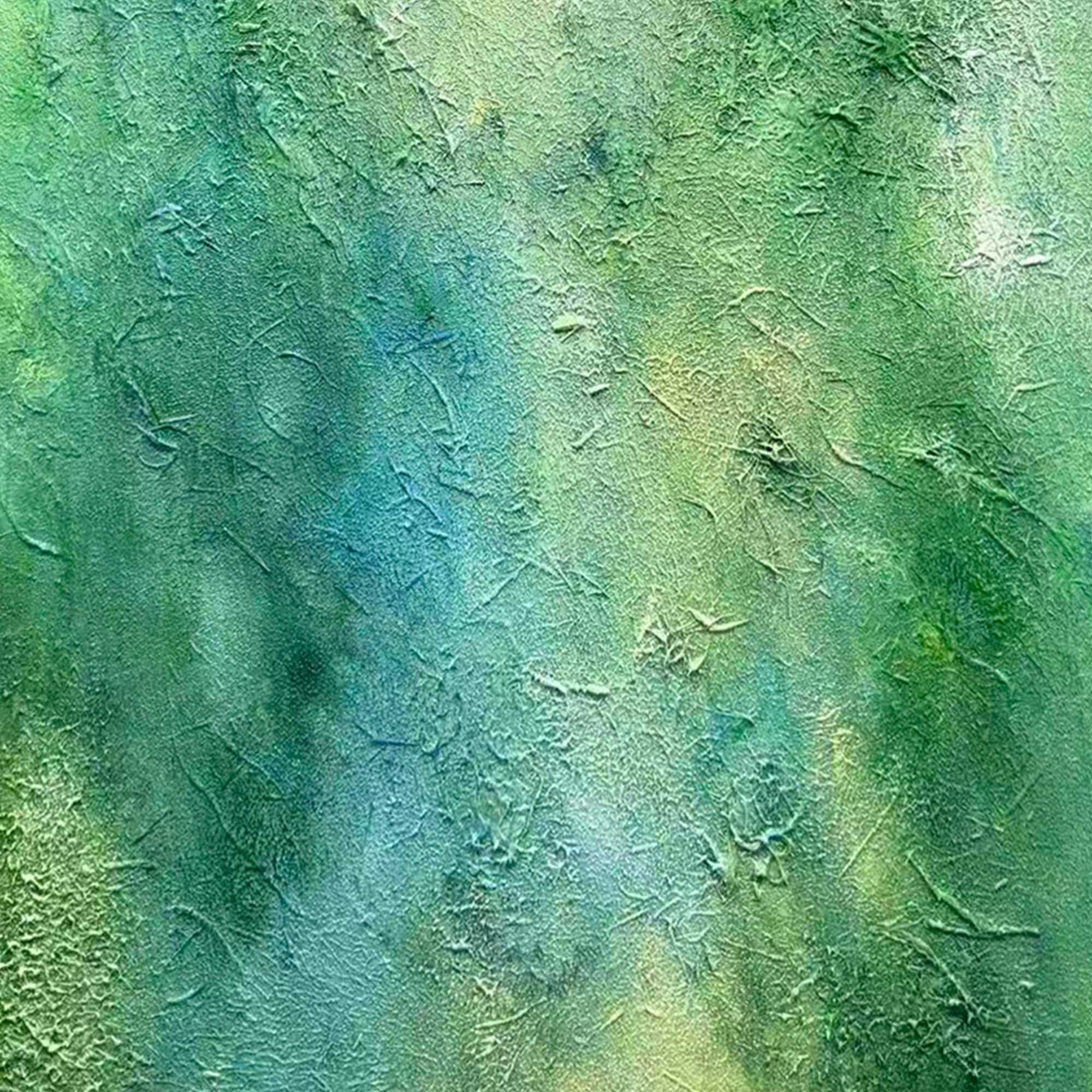 Eternal Green – Original Hand Painted Abstract Oil Painting on Canvas | Contemporary Wall Art