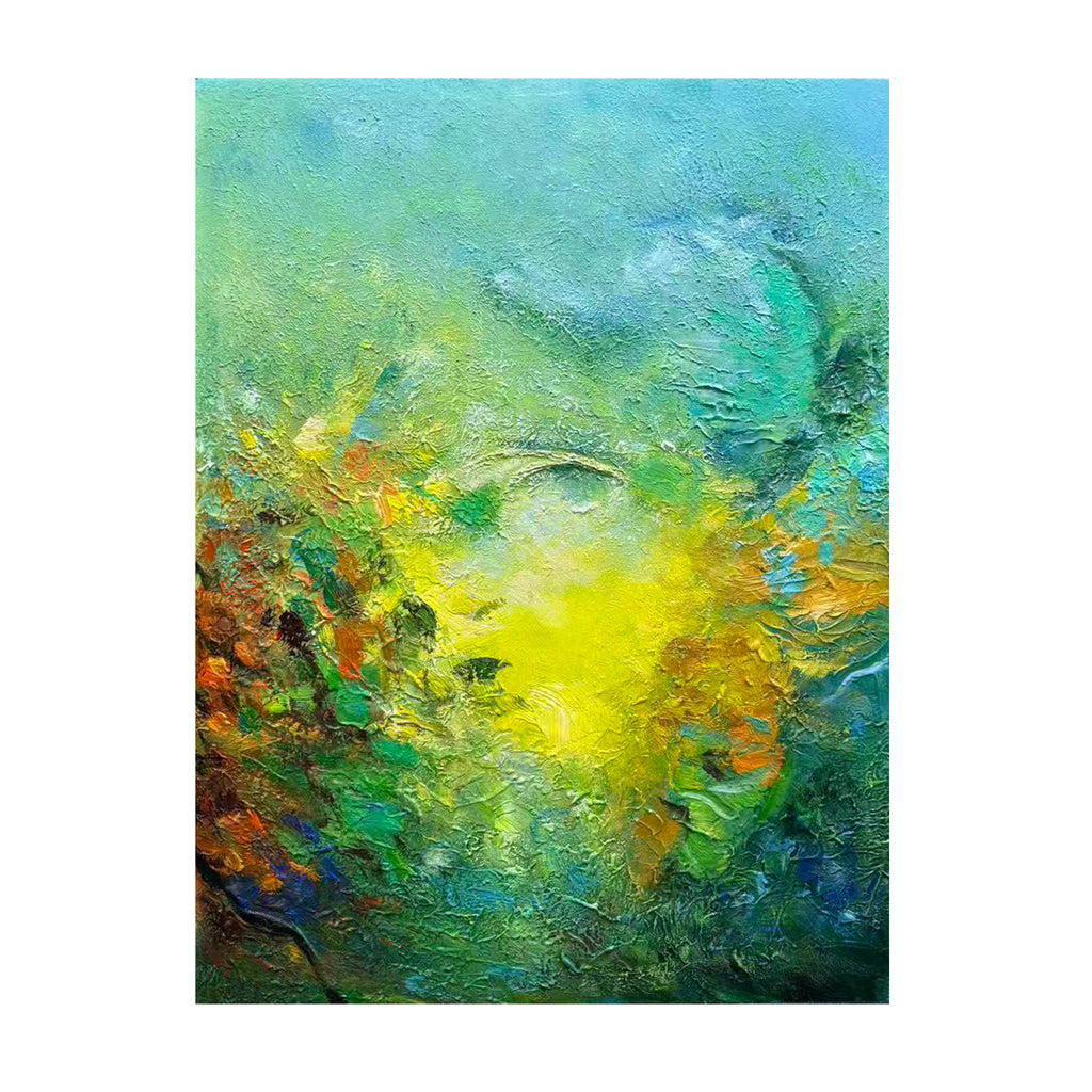 Midsummer – Original Hand Painted Abstract Oil Painting on Canvas | Contemporary Wall Art