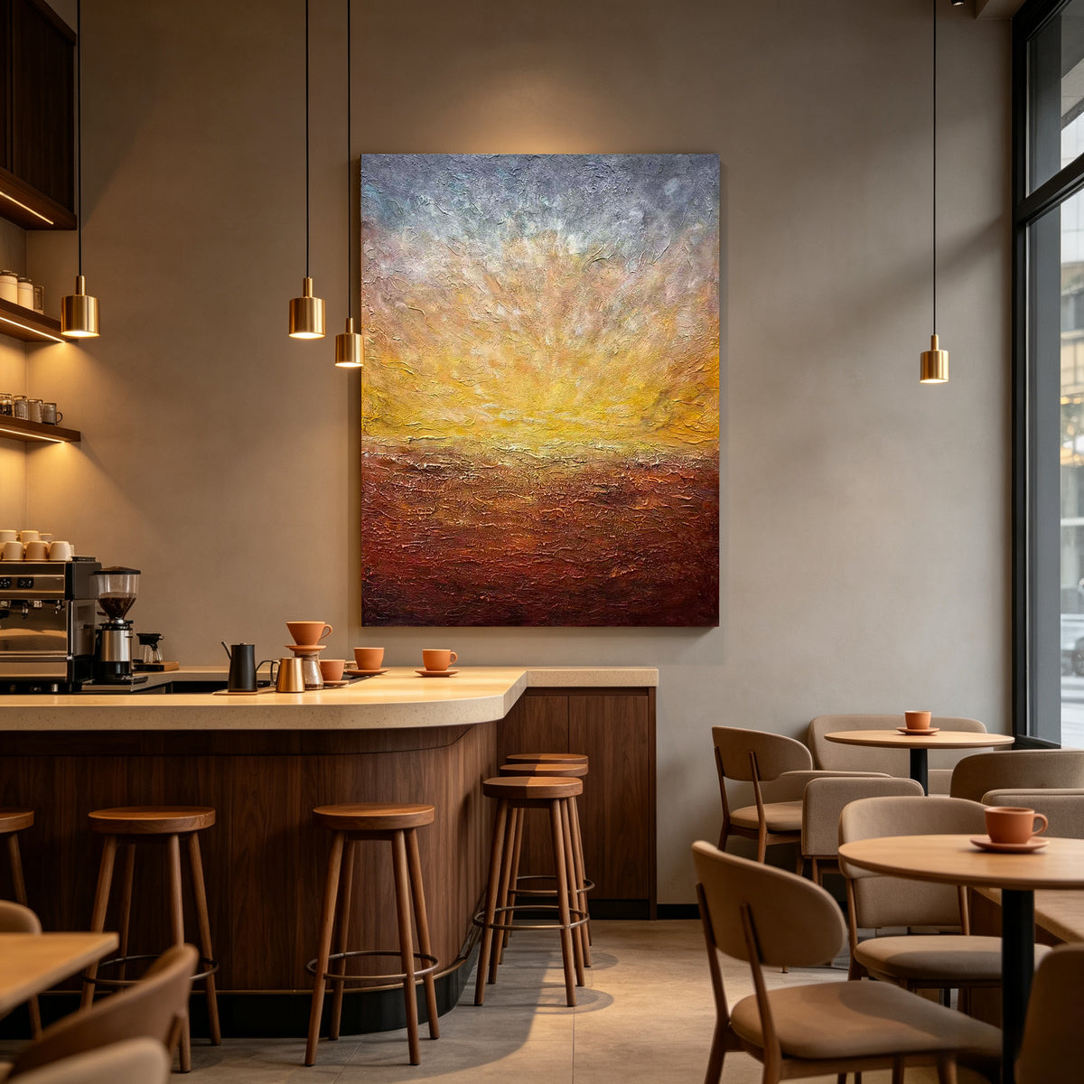 Brilliant – Original Hand Painted Abstract Oil Painting on Canvas | Contemporary Wall Art