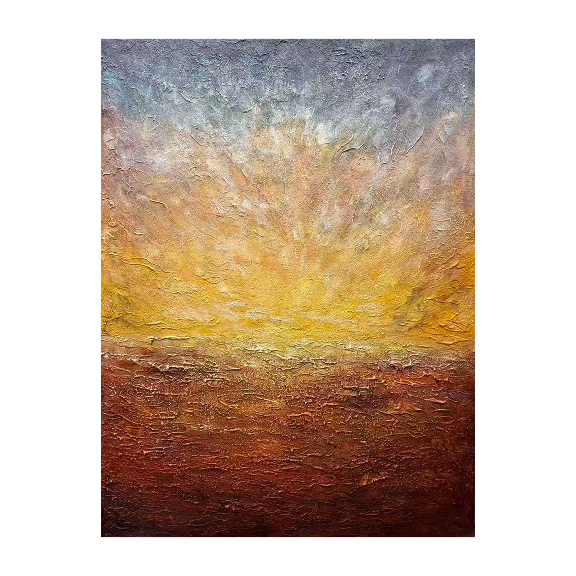 Brilliant – Original Hand Painted Abstract Oil Painting on Canvas | Contemporary Wall Art