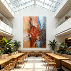 Warm – Original Hand Painted Abstract Oil Painting on Canvas | Contemporary Wall Art