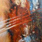Warm – Original Hand Painted Abstract Oil Painting on Canvas | Contemporary Wall Art