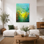Midsummer – Original Hand Painted Abstract Oil Painting on Canvas | Contemporary Wall Art