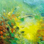 Midsummer – Original Hand Painted Abstract Oil Painting on Canvas | Contemporary Wall Art