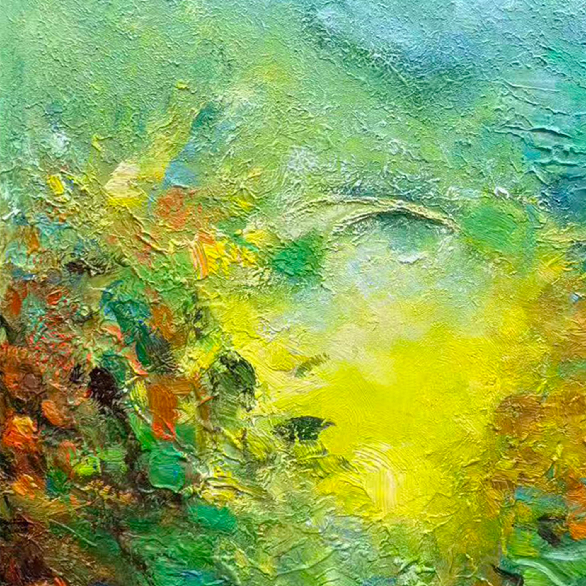 Midsummer – Original Hand Painted Abstract Oil Painting on Canvas | Contemporary Wall Art